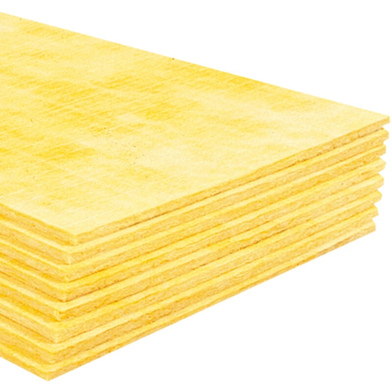 Pack de 28 panneaux résilients en laine de verre isosol 13 mm pour l'isolation acoustique faible épaisseur des sols 0,6x1,2m - 20,16m² – Isover