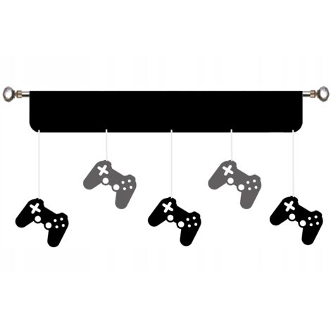 Panneau rideau moderne pour manettes de jeu GAME GAMER jeune GRA 150 cz-s