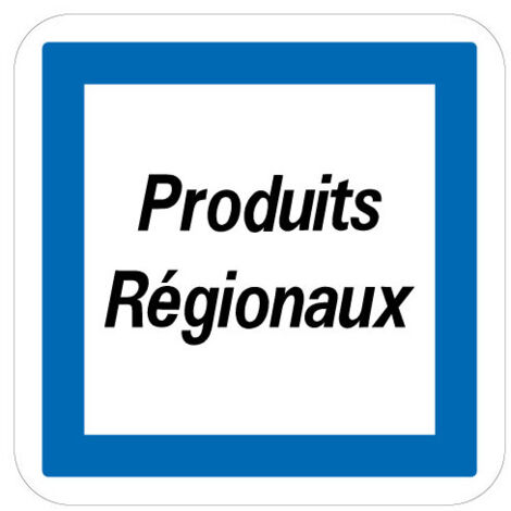 Panneau routier ECOLIGN . PRODUITS REGIONAUX (CE50.PR)