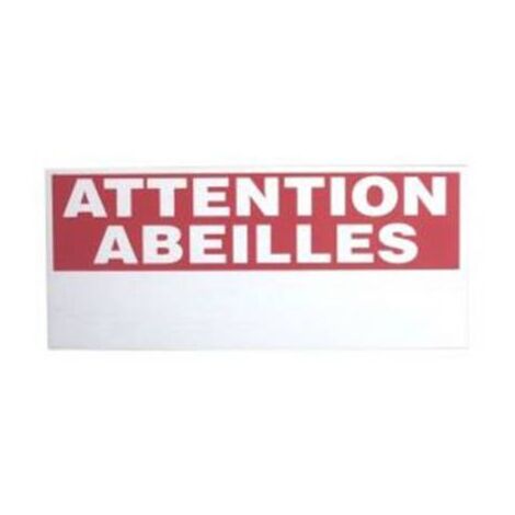 Panneau rucher attention abeilles
