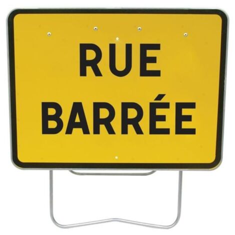 Panneau Rue Barrée KC1 Classe T1 NADIA SIGNALISATION - KC1RUEBARREEPST1
