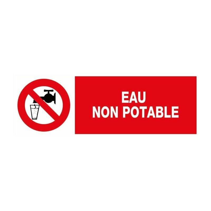 Novap - Panneaux information / obligation divers Eau non potable