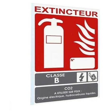 SECURITEGOODDEAL Panneau signalétique extincteur b