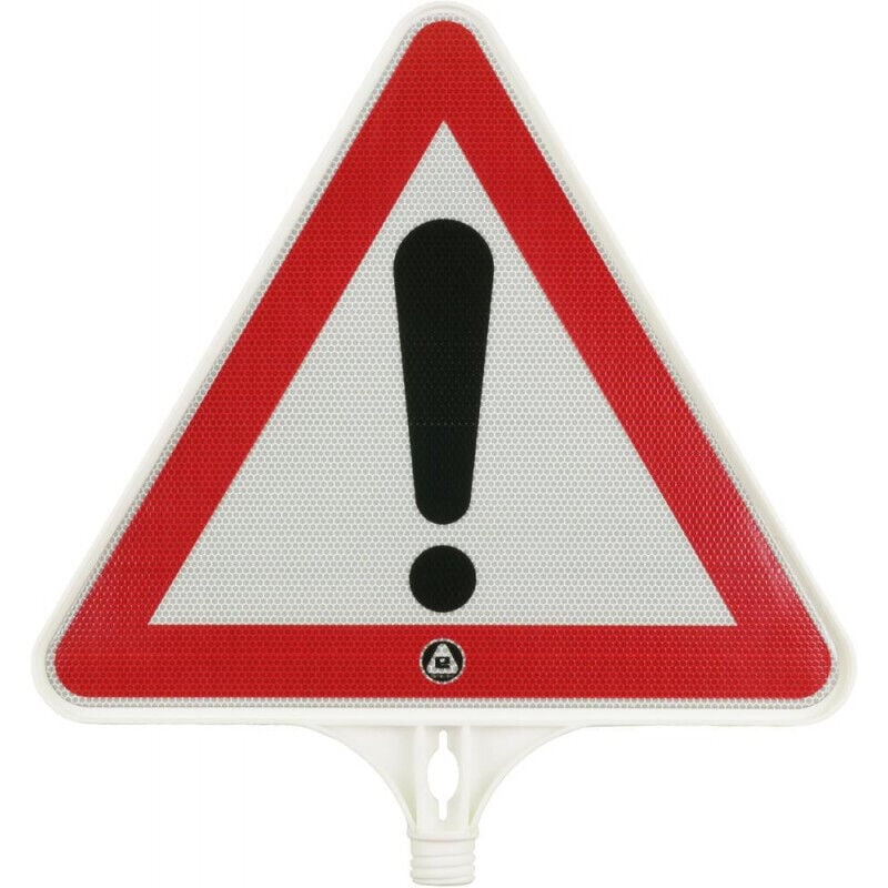 FP - Panneau Signe attention film type 2 côté longueur 440mm