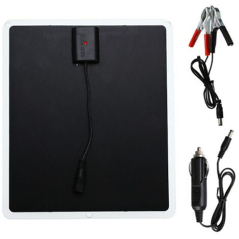 Panneau solaire 12V 20W, chargeur d'urgence, USB, extérieur, voiture/bateau/camp