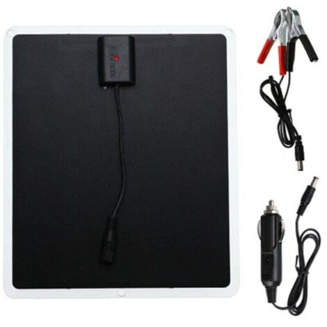 Panneau solaire 12V 20W, chargeur d'urgence, USB, extérieur, voiture/bateau/camp