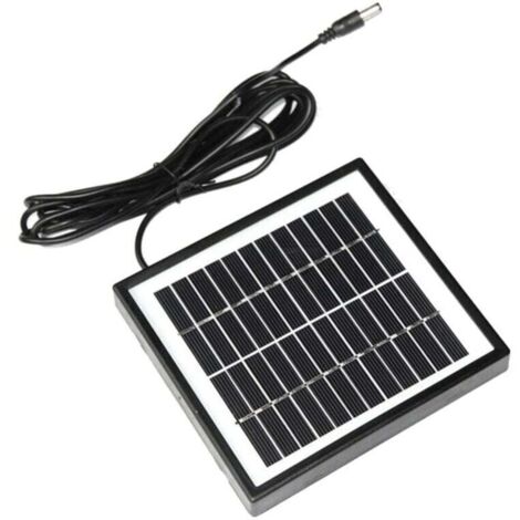 Panneau Solaire 12V 2W Pour Lumière Jardin Module Batterie Chargeur Port DC Pièces DIY