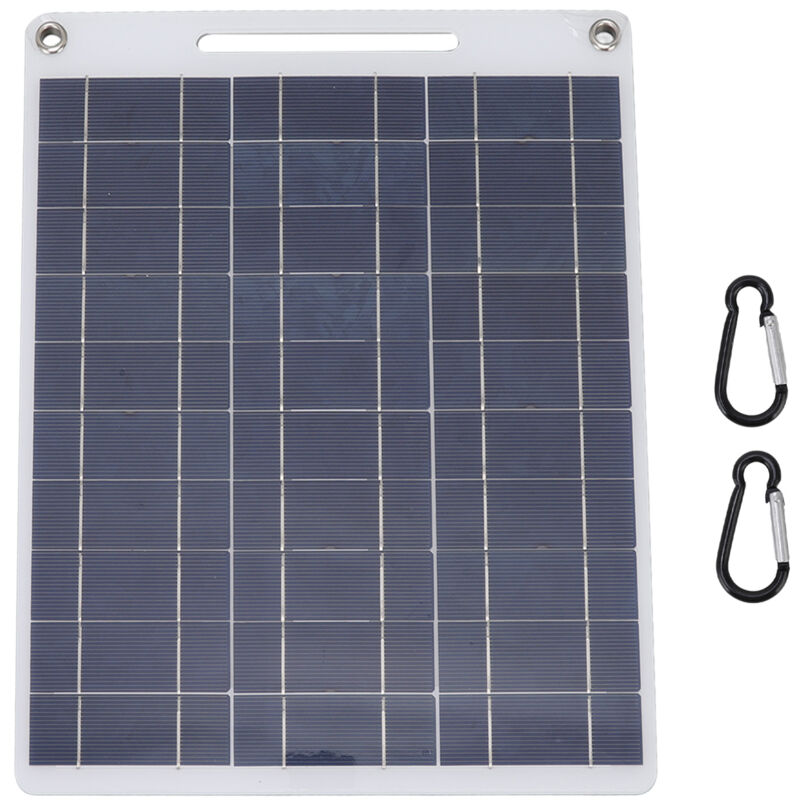 Sjlerst - Panneau solaire 13W 5V flexible double sortie usb chargeur de batterie solaire portable léger à économie d'énergie pour voyage
