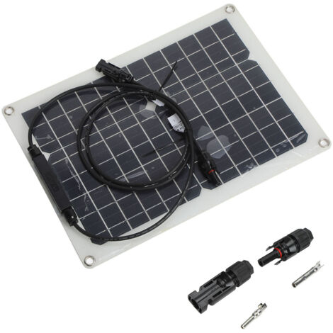 Panneau Solaire 15W Portable - Kit Énergie Solaire pour Camping, Randonnée et Charge USB