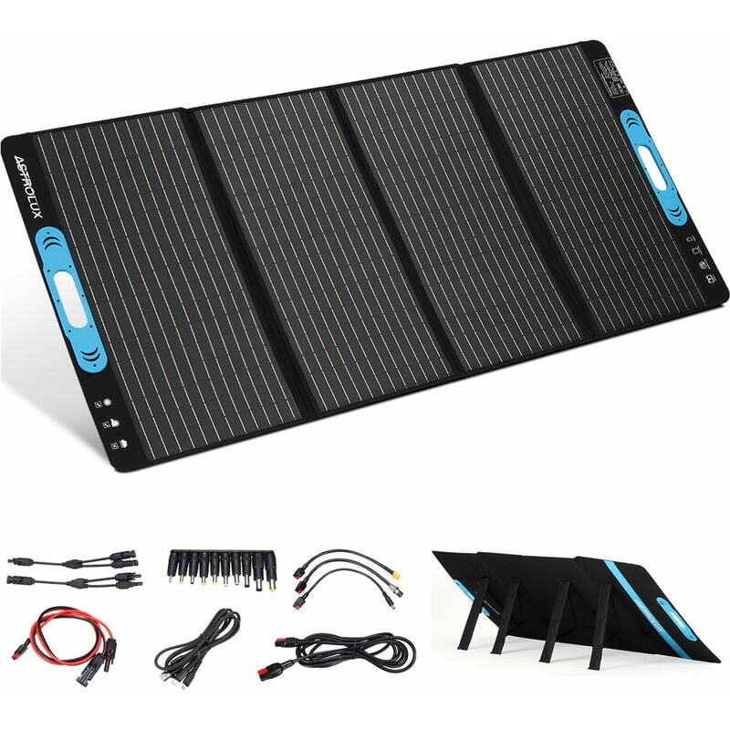 Panneau solaire 18V 200W pliable et Portable chargeur de batterie Astrolux sortie usb pour téléphones Camping lbtn