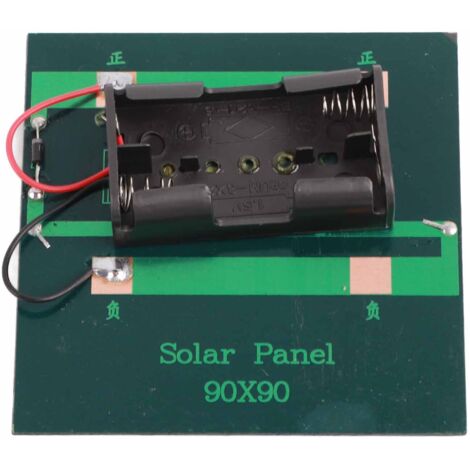 Panneau Solaire 1W DC4V pour Chargeur de Batteries 2xAA 1.2V - Alimentation Énergie Solaire