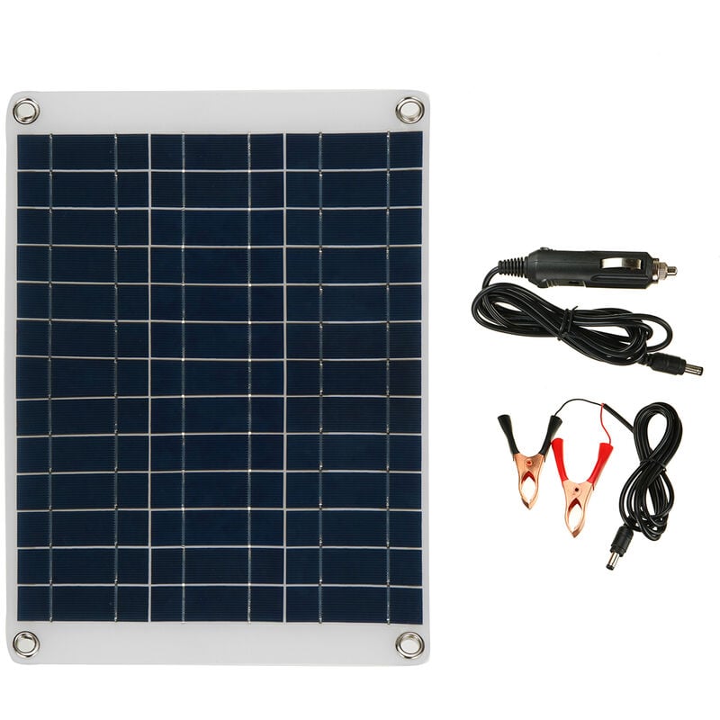 Maerex - Panneau solaire 30W 12V portable 420x280 mm IP67 ZebraA