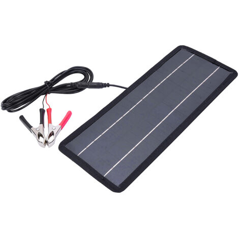 Panneau solaire 4,5W pour voiture - Chargeur de batterie 12V à 5V à haut rendement