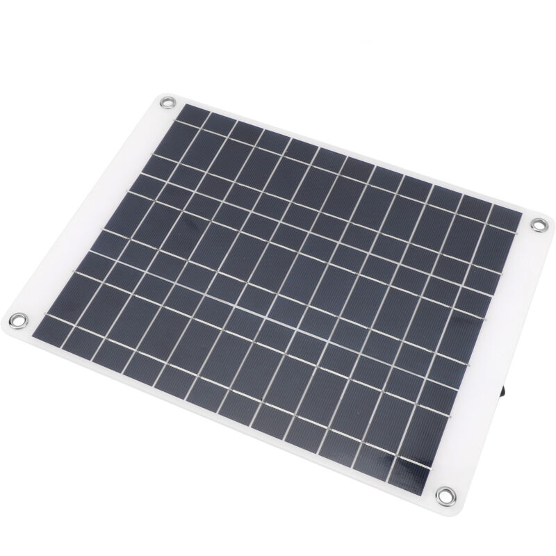 Panneau Solaire 50W Monocristallin Haute Efficacité - Portable avec Contrôleur 10A Étanche, pour Camping