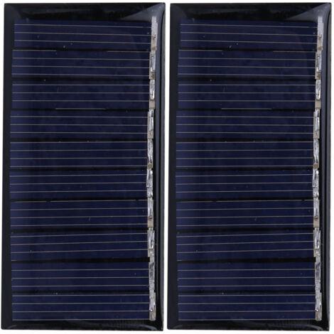 Panneau Solaire 5V 50mA Mini Chargeur de Batterie Polycristallin pour Extérieur