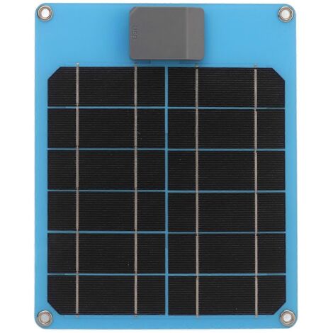 Panneau Solaire 5W 5V Monocristallin Générateur Solaire Kit Chargeur Batterie pour Voiture Bateau Caravane Remorque Camping-Car