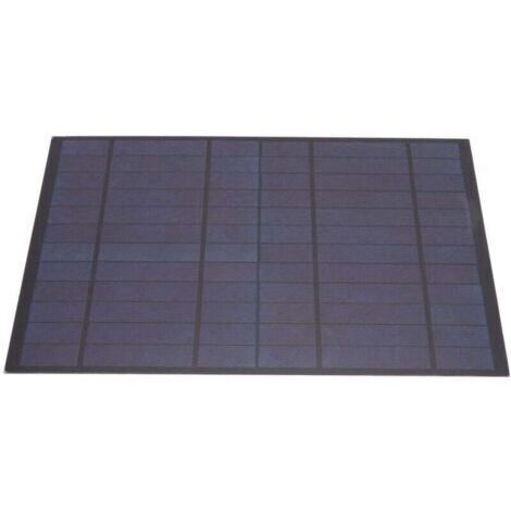 Panneau Solaire 6V 10W Polycristallin Chargeur Portable pour Camping Randonnée Alpinisme