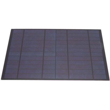 Panneau Solaire 6V 10W Polycristallin Chargeur Portable pour Camping Randonnée Alpinisme