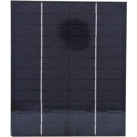 Panneau Solaire 6W 12V Silicium Monocristallin pour Chargeur Batterie DIY Extérieur