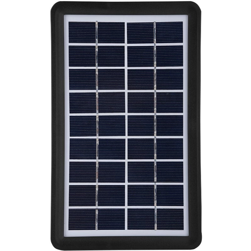 Jeffergarden Panneau solaire 9V 3W étanche 93% cellule solaire en poly silicium de transmission de la lumière