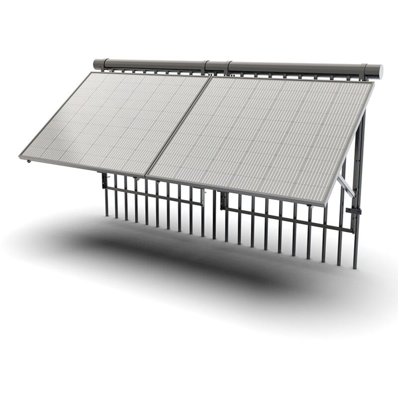 Panneau solaire 400W (2 pièces 200W) - 38.5V - Kit complet photovoltaïque Plug and Play - 1.5 kwh par jour - Terre Jardin
