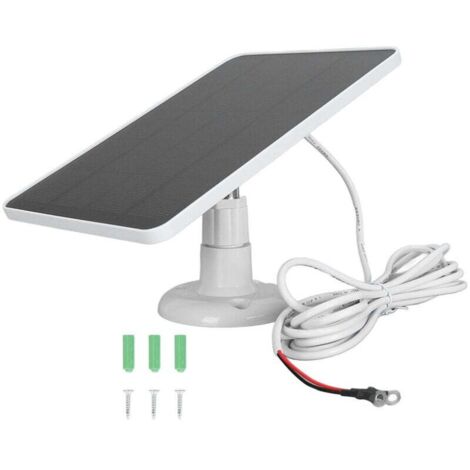 Panneau solaire Chargeur de caméra 10W Sonnette vidéo Panneau solaire Chargeur pour Nest Google pour sonnette 2K Caméra pour sonnette vidéo 2 pour sonnette 3 CSP4W-O-W