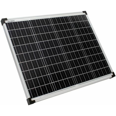 Module solaire 50W Cellule monocristalline 18V 540x670mm Verre de protection résistant intempéries