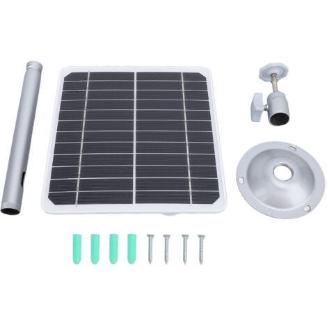 Panneau solaire de caméra 20W 5V IP68 IPRÉPRÉE MONOCRAGE À HAUTE efficacité pour la maison