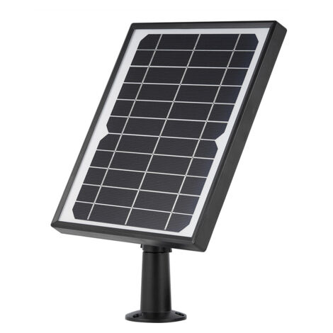 Panneau Solaire de Recharge CSP-6W pour Caméras de Surveillance Extérieures et Sonnettes Vidéo Arlo, Ring, Eufy, Blink
