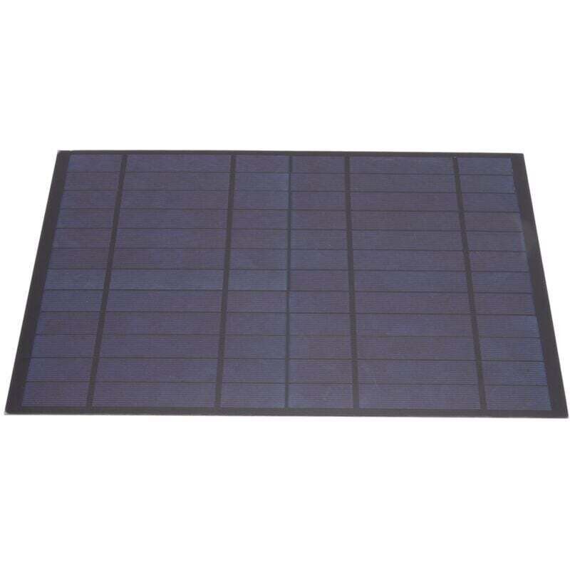 Panneau Solaire 6V 10W Polycristallin Chargeur Portable pour Camping Randonnée Alpinisme