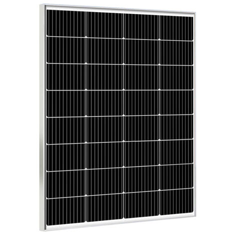 Panneau solaire en verre 18V 120W 6.58A rectangulaire monocristallin 825x785x45mm