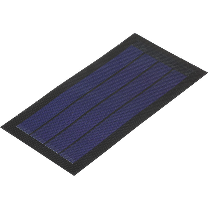 Panneau solaire flexible 1 W 6 V, petite cellule fine en silicium amorphe, étanche, camping, puissance portable, compatible avec ventilateur léger,