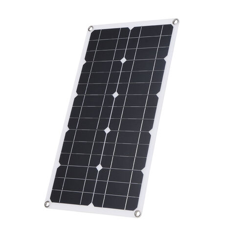Kit de panneau solaire semi-flexible haute efficacite 50W Sortie USB simple DC9 / 18 V / sortie simple de type C avec chargeur de voiture Indice d'etancheite IP65