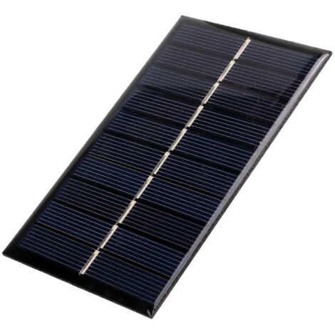Panneau solaire miniature 2024 en polysilicium, cellule solaire efficace à monter soi-même pour pompe à eau et éclairage public, 1,2 W, 5 V