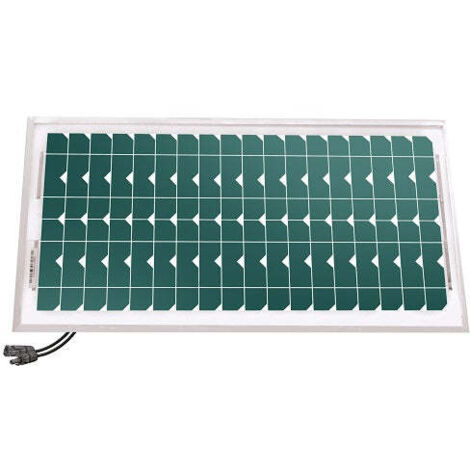 Panneau solaire monocristallin 20W 12V – Efficacité 20.6% – Verre trempé haute transmissibilité – Cadre aluminium anodisé – Uniteck