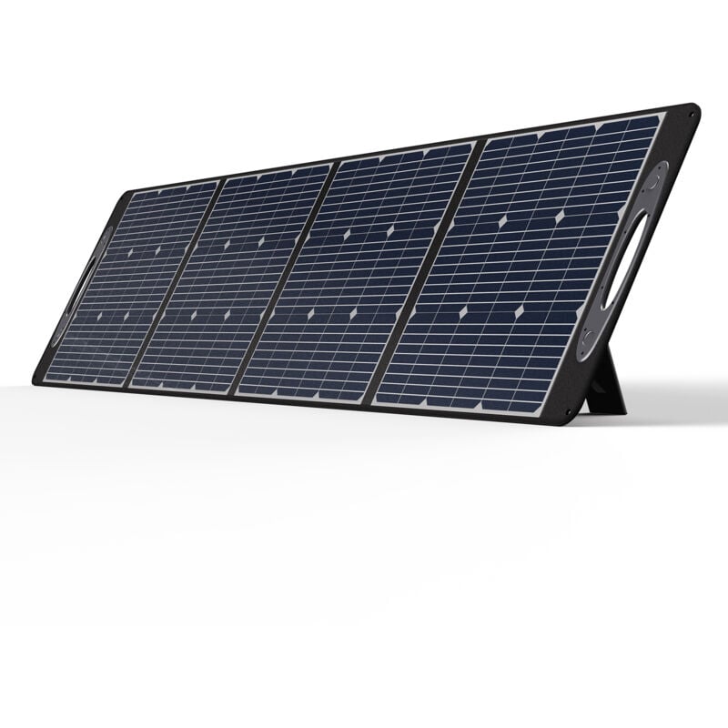 Panneau solaire oukitel PV200 200W 21V angle pliable/réglable adapté pour P2001/CN505/P501 et autres alimentations moteur pour la randonnée et le