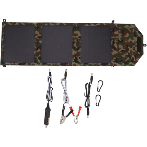 Panneau solaire pliable double USB léger 30W panneau de chargeur de téléphone solaire portable pour Automobile 12V