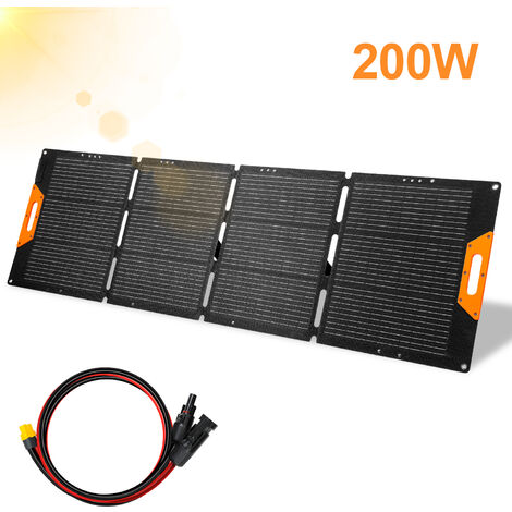 Panneau solaire pliable flexible kit panneau solaire panneau solaire pour caravane, camping-car, bateau, cabine IP67 200 Watt