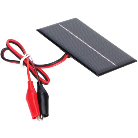 Panneau solaire portable 0.6W 6V en polysilicium pour chargeur DIY, jouets, lampes et batteries 3.7V
