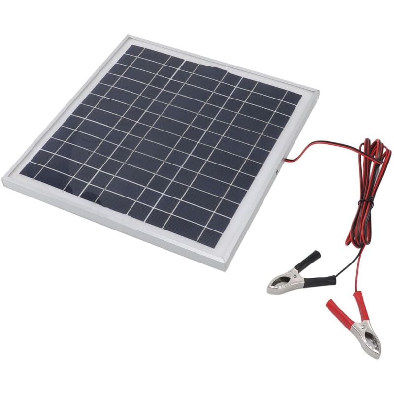 Ej.life - Panneau Solaire Portable 50 w avec une Longue Durée de Vie, Conception à Clip de Batterie et Câble de 3 Mètres pour le Camping, la