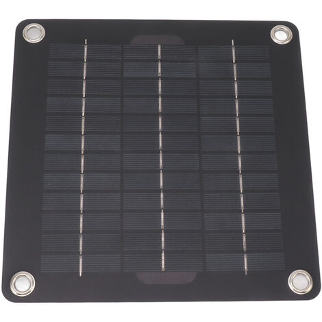 Panneau Solaire Portatif 10W 12V Silicium Monocristallin Chargeur de Batterie Solaire Mainteneur pour Tracteur de Moto de Voiture