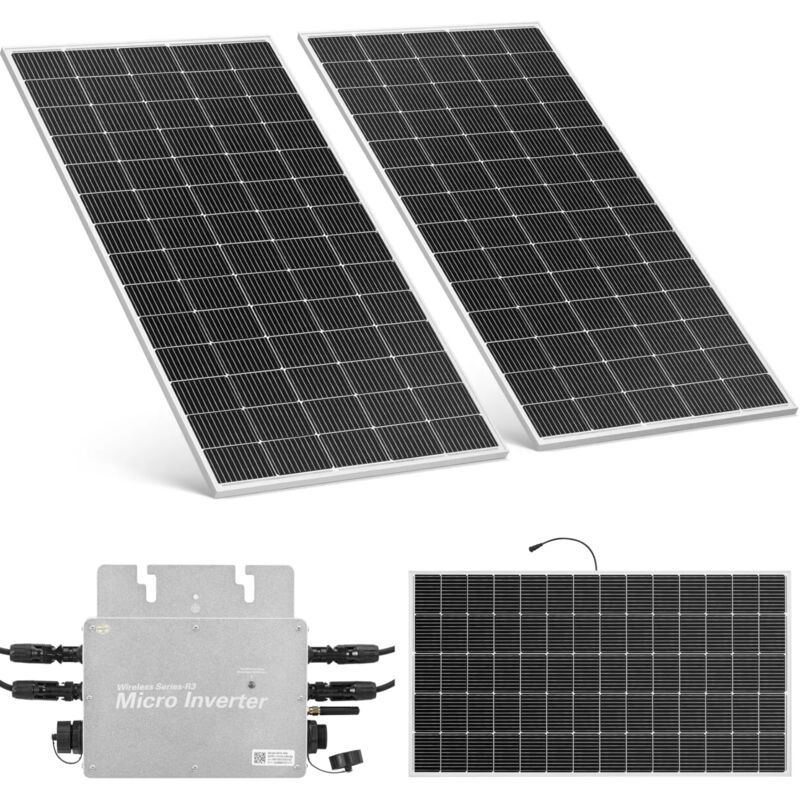 Photovoltaïque balcon, panneaux solaires 600 W - set