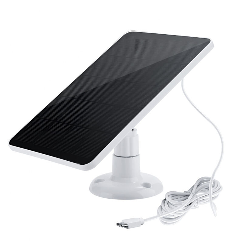 Lifcausal - Panneau solaire pour caméra de sécurité IP6 étanche 360 degrés réglable puissance continue avec 10 w 5 v de charge Panneaux solaires avec