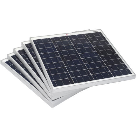 Eider Clôture électrique solaire : 12 V en osier avec 10 W Solaire,  batterie de 80 Ah