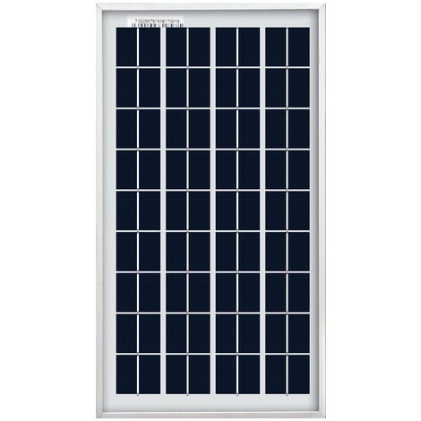 Panneau solaire PV 10W Charge de batterie 12V haute efficacité pour camping caravaning