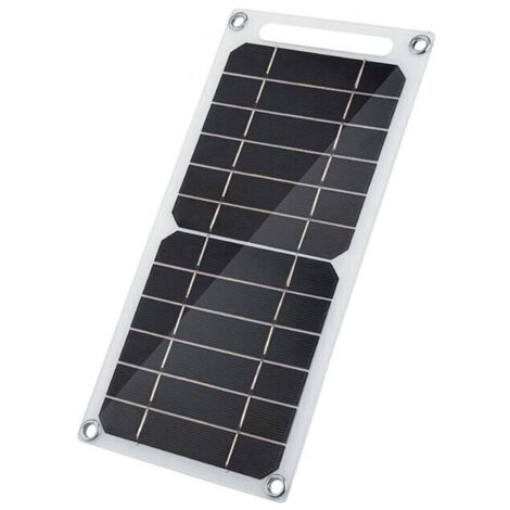 Panneau solaire USB 6W 5V étanche pour camping et randonnée chargeur téléphone portable