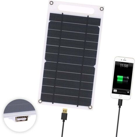 Panneau solaire USB portable 7.8W 6V 1300mA avec aspiration pour la randonnée en camping