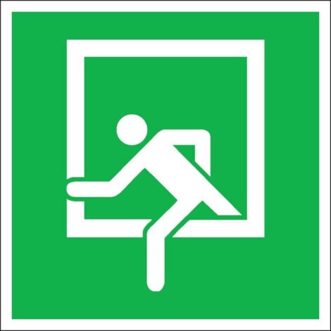 Panneau "Sortie de secours" 150 x 150 mm