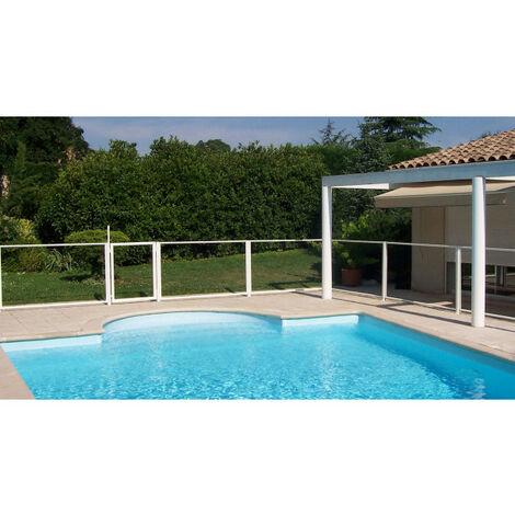 Panneau transparent 1 mètre pour barrière de piscine