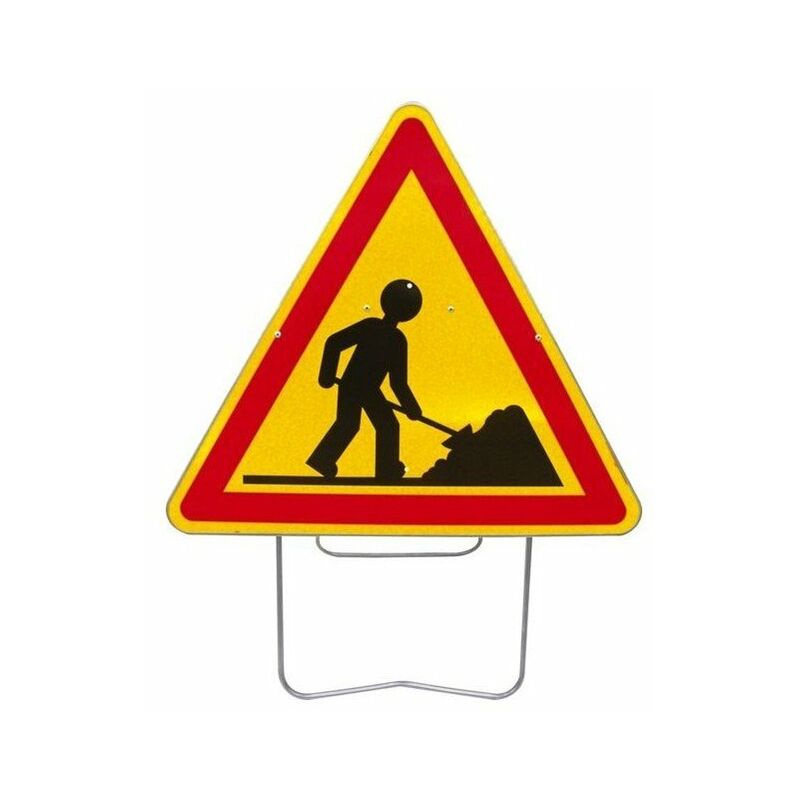 Panneau triangulaire de de signalisation 1000 mm ci t1 - ''danger''